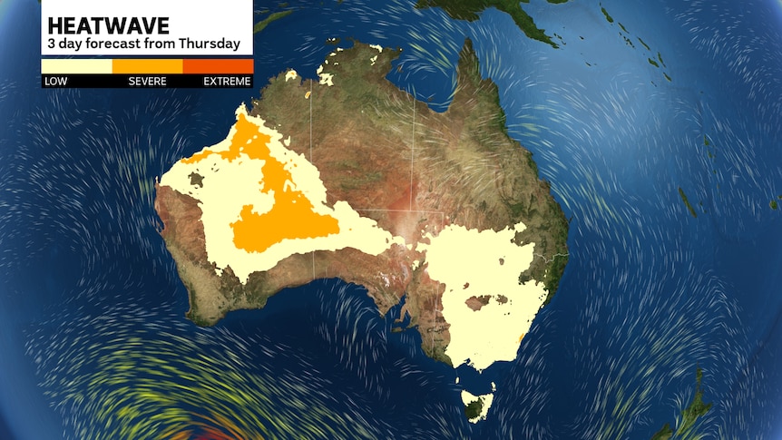 A weather map