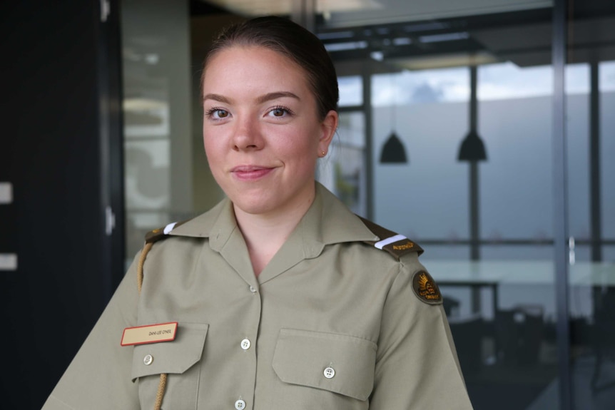 Army Officer Cadet Dani-Lee O'Neil.