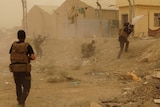 Iraqi security forces defend against attacks by IS