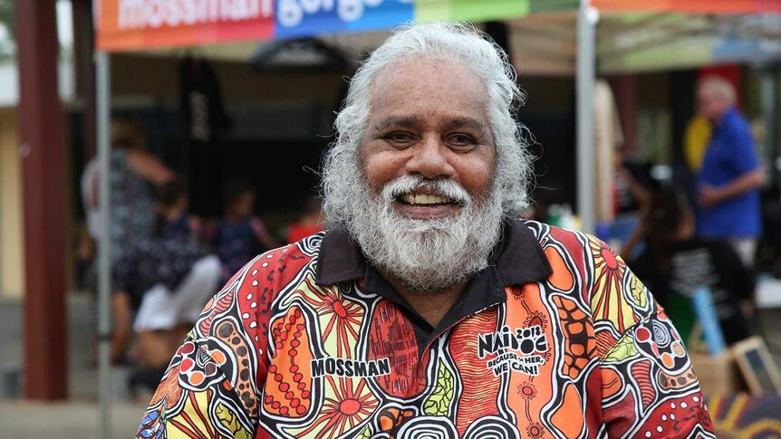Smiling Mossman Indigenous Elder Ray Pierce