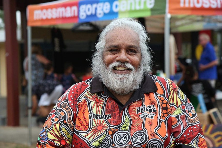 Smiling Mossman Indigenous Elder Ray Pierce