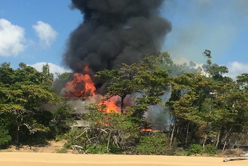 Hinchinbrook Island Wilderness Resort was destroyed by fire