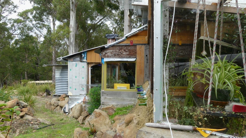 A sustainable house in Tasmania.