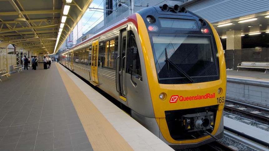 A Queensland Rail train