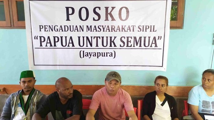 posko pengaduan warga sipil Papua