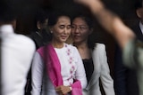 Myanmar pro-democracy leader Aung San Suu Kyi arrives in China