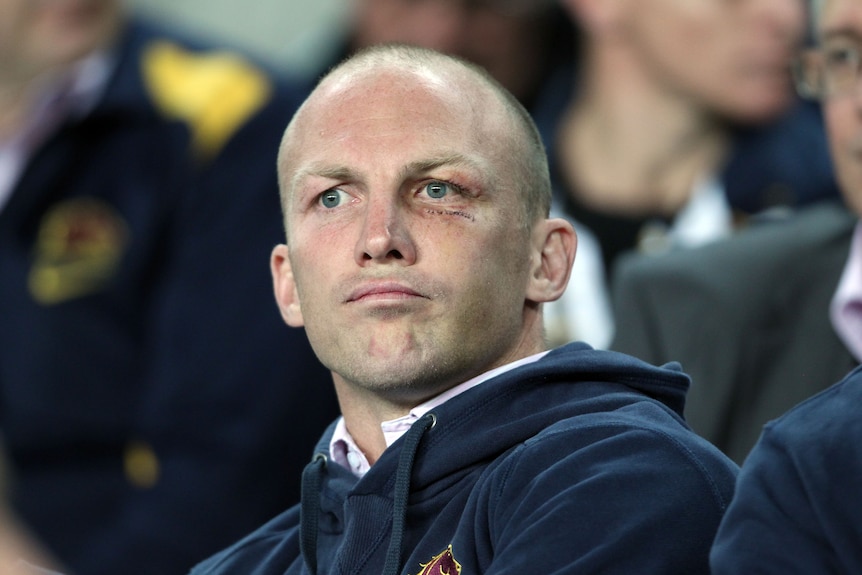 Darren Lockyer watches the Broncos' season and hopes of an NRL grand final swansong slip away.