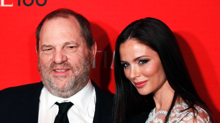 Harvey Weinstein and Georgina Chapman on the red carpet