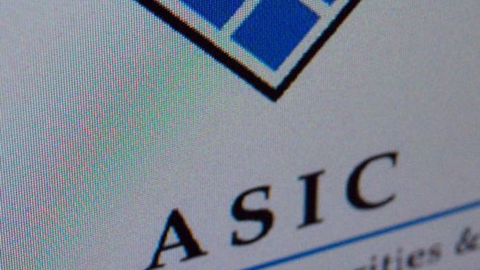 ASIC logo on computer screen