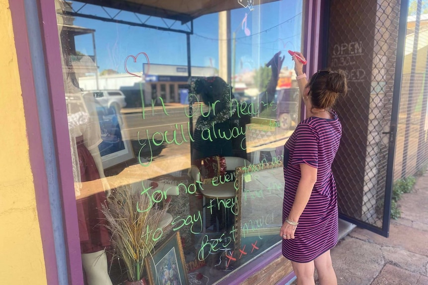 Cobar shops closed for the funeral