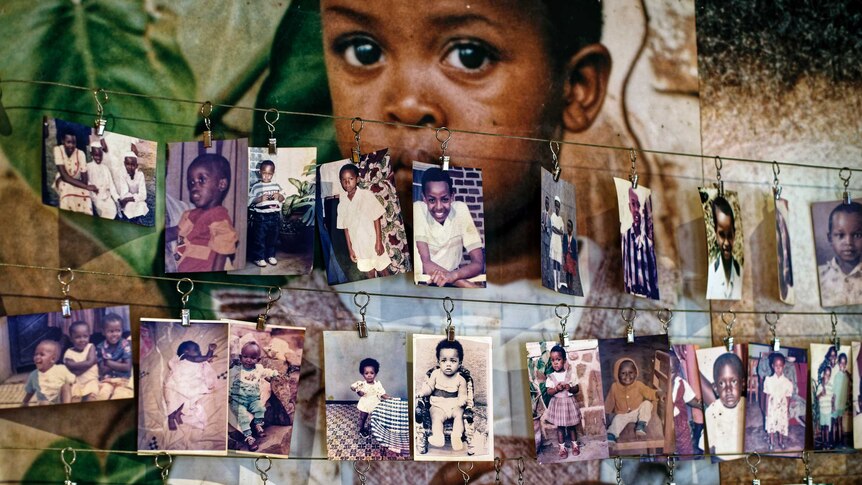 A selection of photographs of Rwandan children