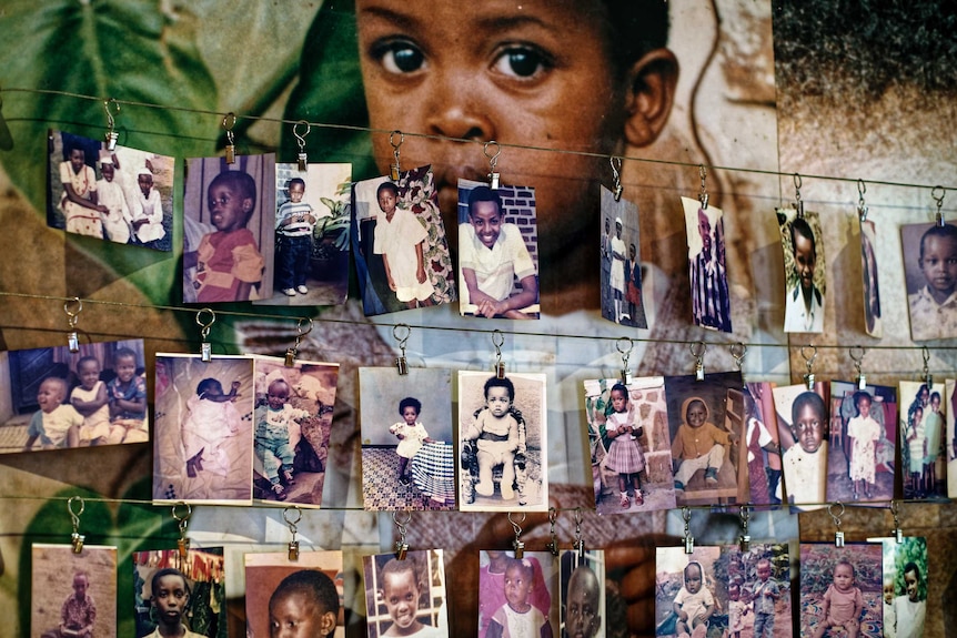 A selection of photographs of Rwandan children