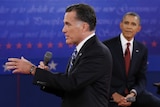 Romney speaks during presidential debate