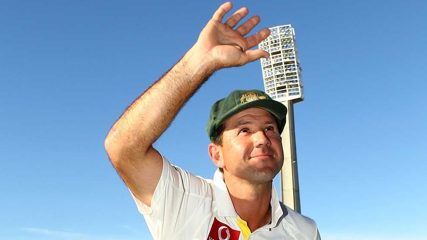 Ponting chaired off after retiring