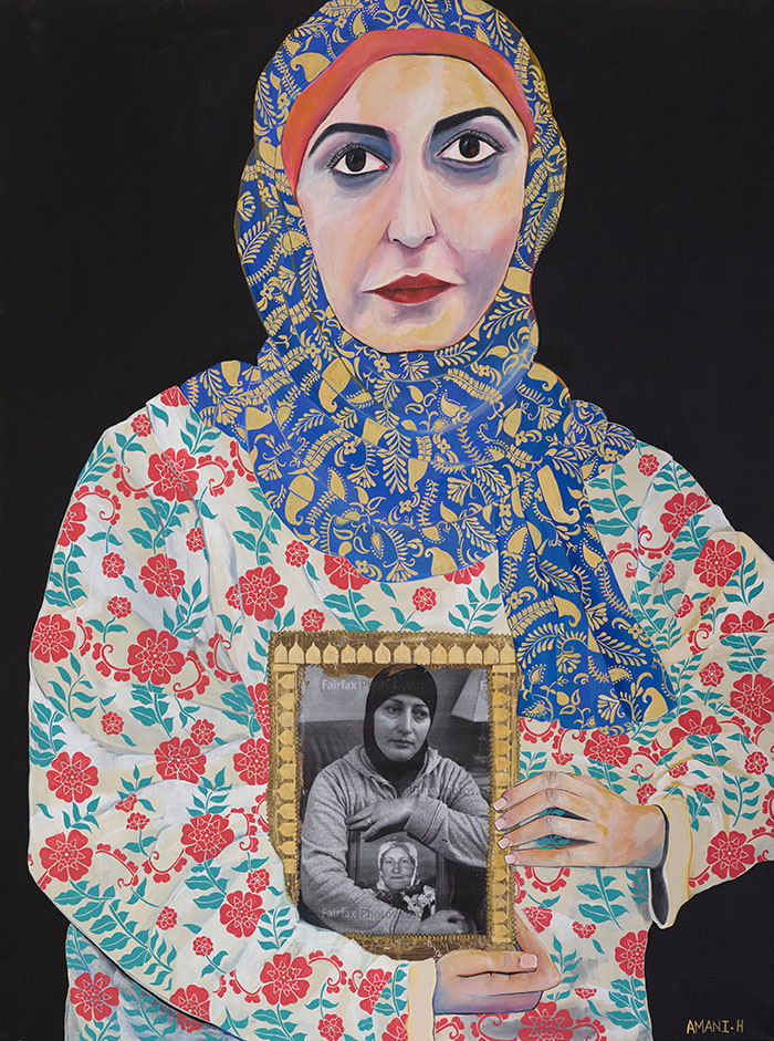 Amani Haydar self portrait