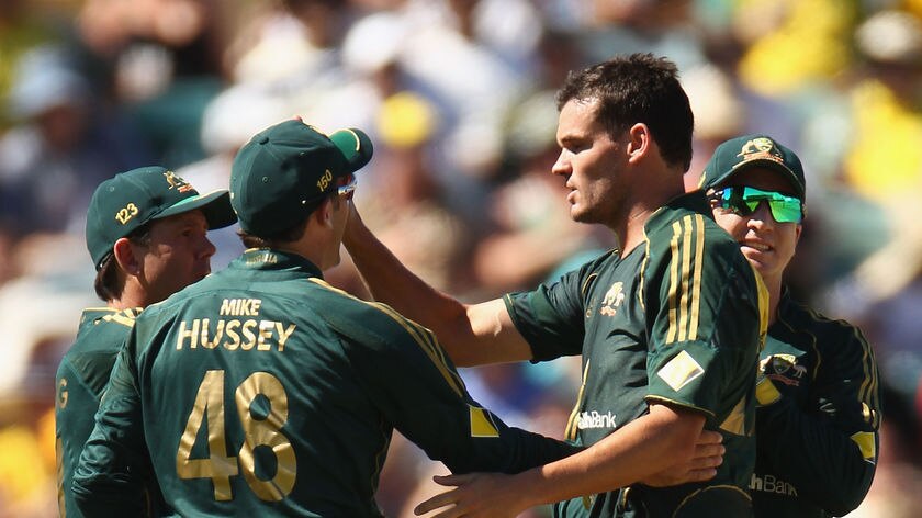 Leading threat: Clint McKay took an innings-best 4 for 35 to finish the series with 14 wickets.