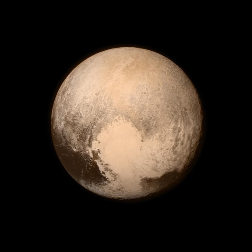 The last and most detailed image of Pluto sent to Earth before New Horizons' moment of closest approach.