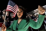 Oprah Winfrey was in Chicago for Barack Obama's victory speech.