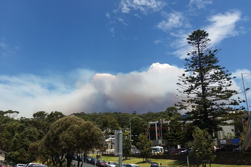 Smoke over Lorne, Victoria