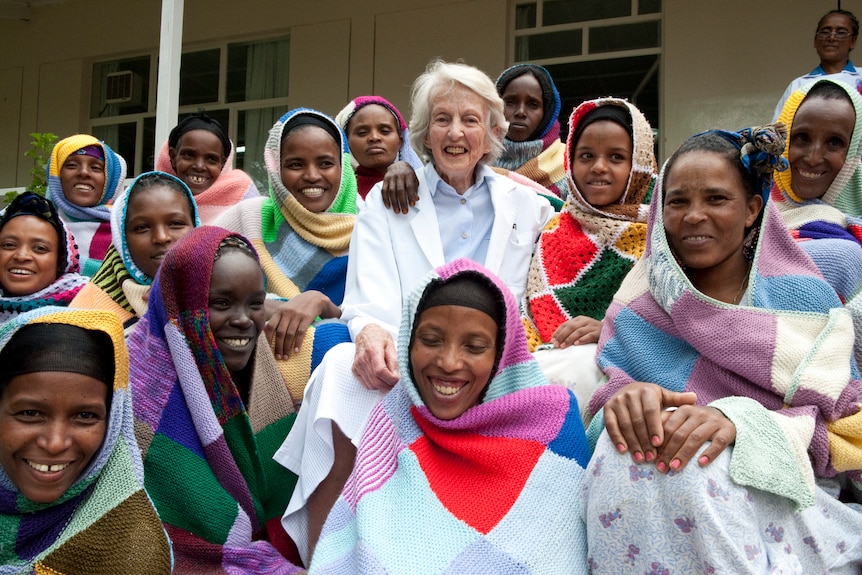 Dr Catherine Hamlin is famed for her humanitarian medical operations in Ethiopia.
