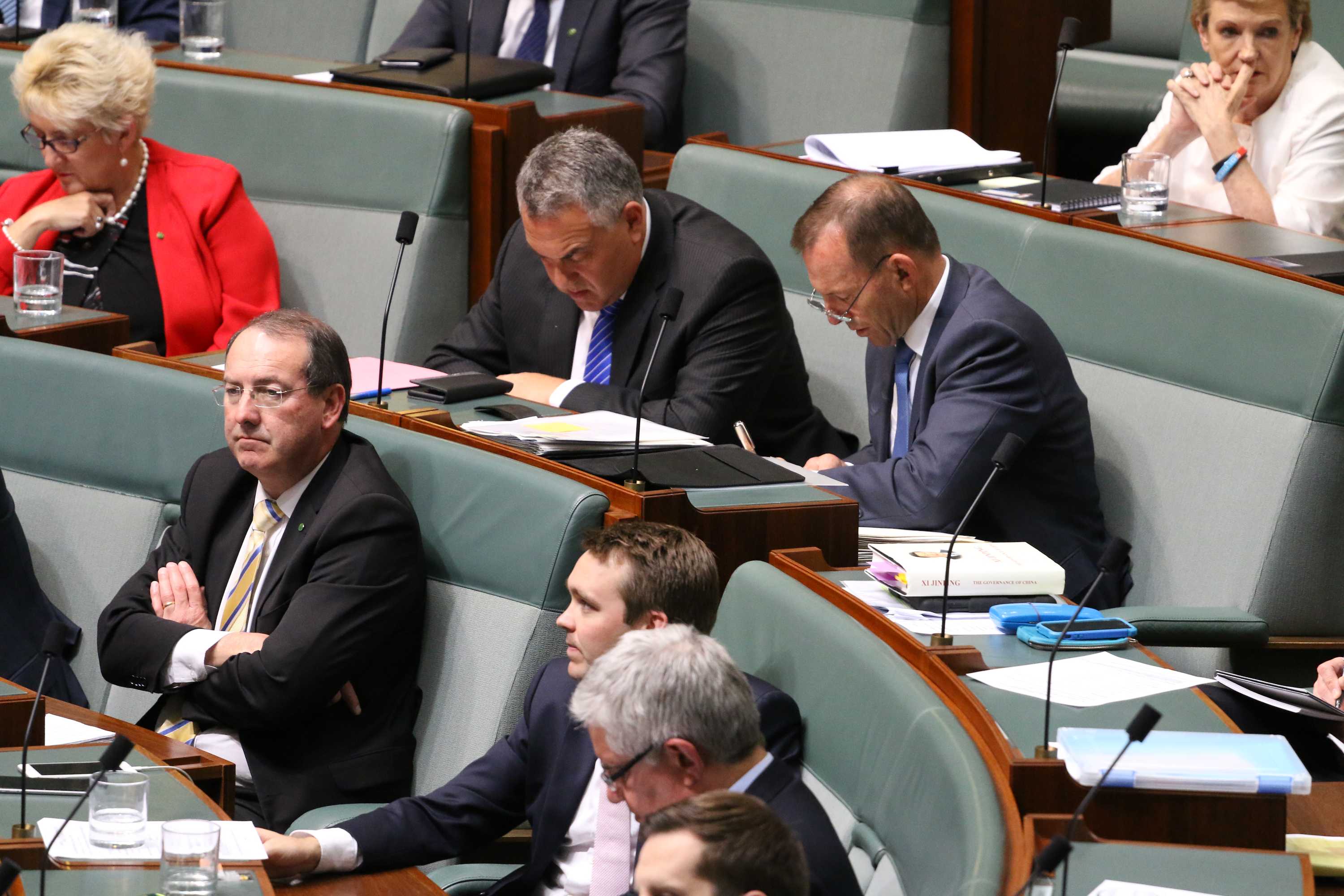 Tony Abbott will pay for marble table broken at event after he was