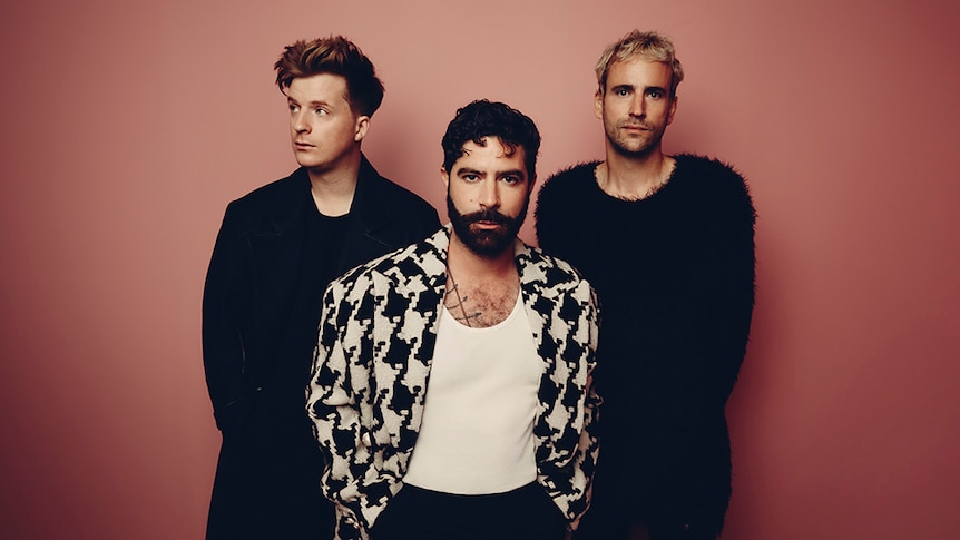 A 2021 press shot of Foals