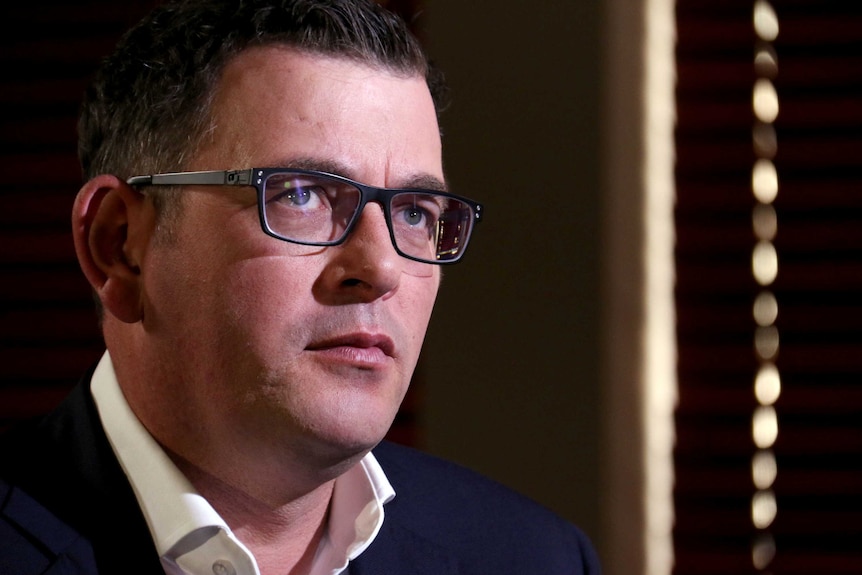Victorian Premier Daniel Andrews talking about the death of his father.
