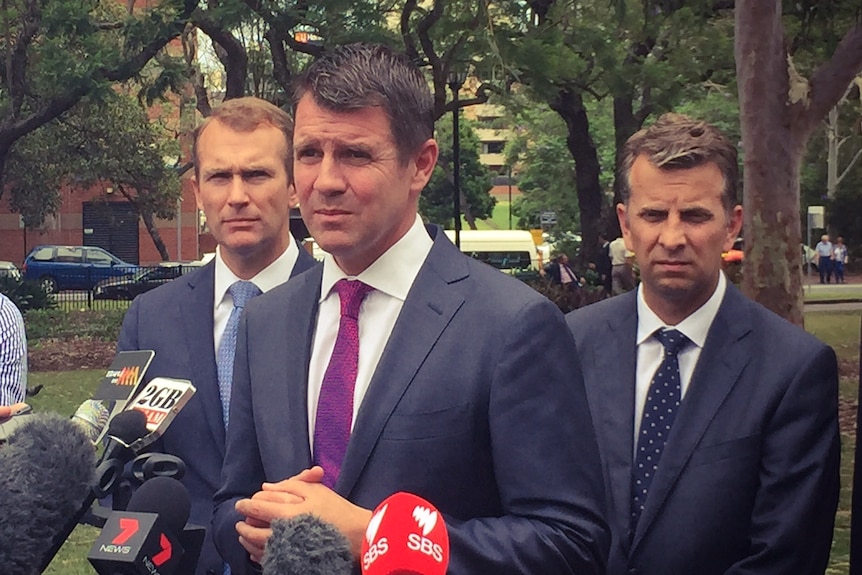 Mike Baird and Andrew Constance