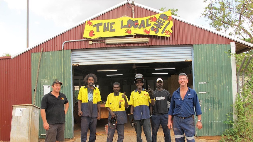 Gunbalanya's men's shed