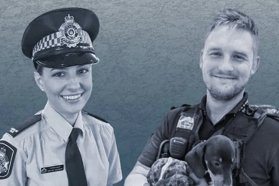 QPS Constables Rachel McCrow and Matthew Arnold 