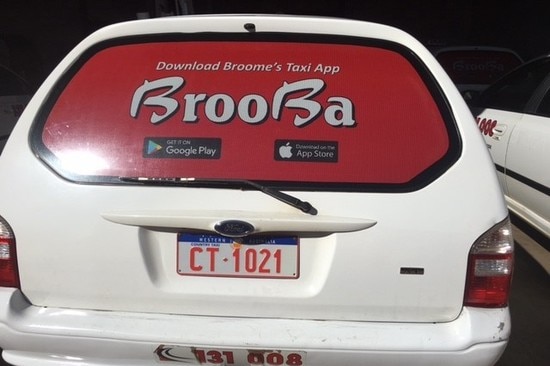 A BrooBa on-demand taxi vehicle.