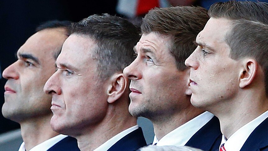 Steve Gerrard joins the Hillsborough tribute