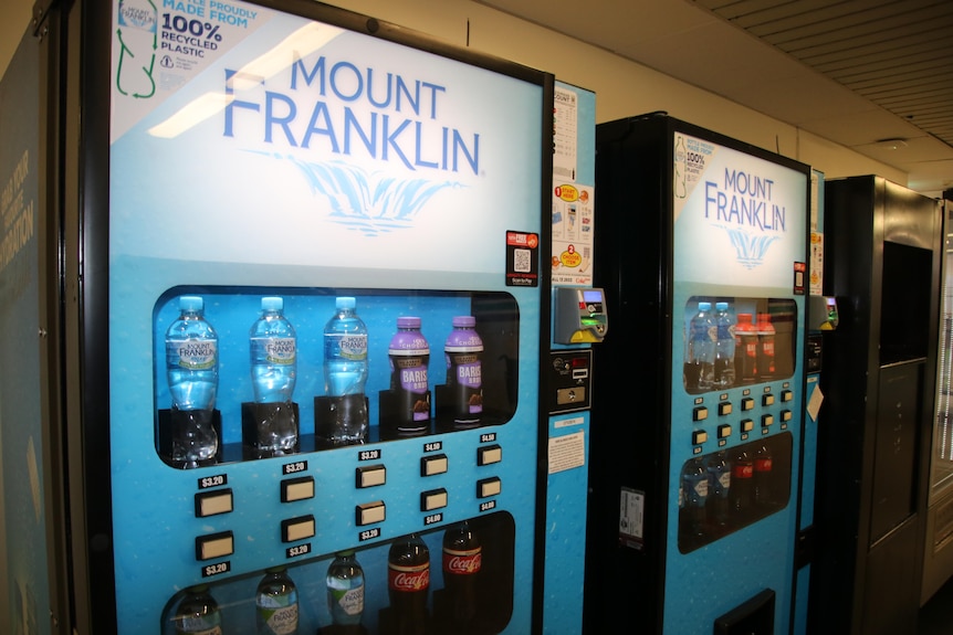 A vending machine at Sir Charles Gairdner hospital