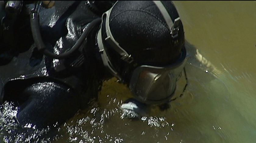Police divers found the ring as a training exercise (file photo)
