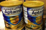 A tin of Fonterra Karicare baby formula