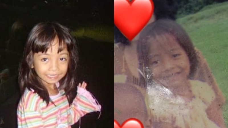 A composite photo of Nadya, left, and Nabila, right.