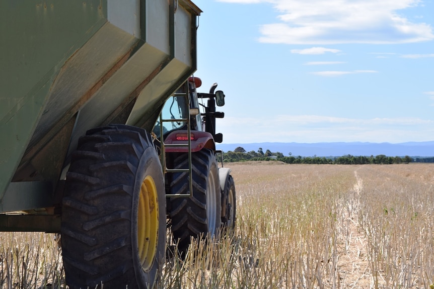 A view to the ranges from Winnindoo in central Gippsland.