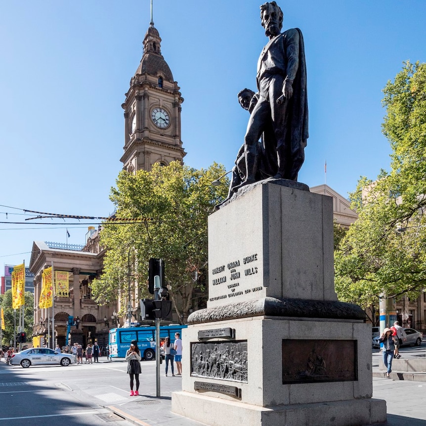 Burke and Wills statue