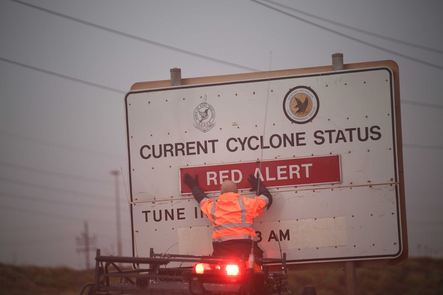 A red alert has been issued from Pardoo to Whim Creek.