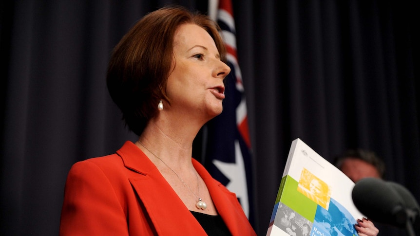 Ms Gillard is delivering a speech to business leaders in Perth today.