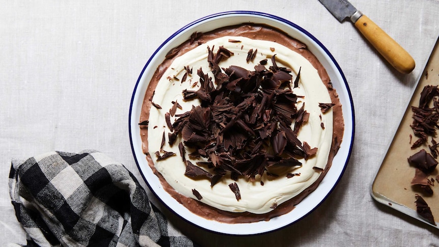 Chocolate cream pie recipe by Julia Busuttil Nishimura from above