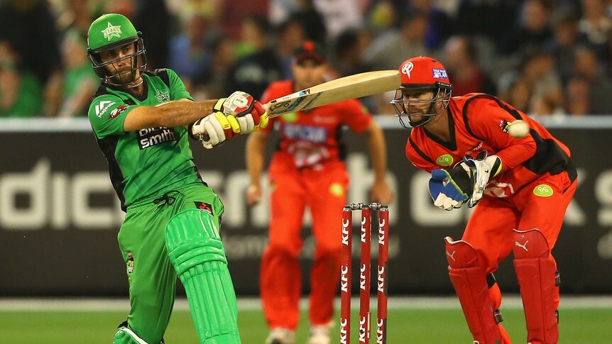 Maxwell slogs against Melbourne Renegades