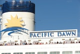 Cruisy.. some Queensland passengers opted to stay on board the Pacific Dawn