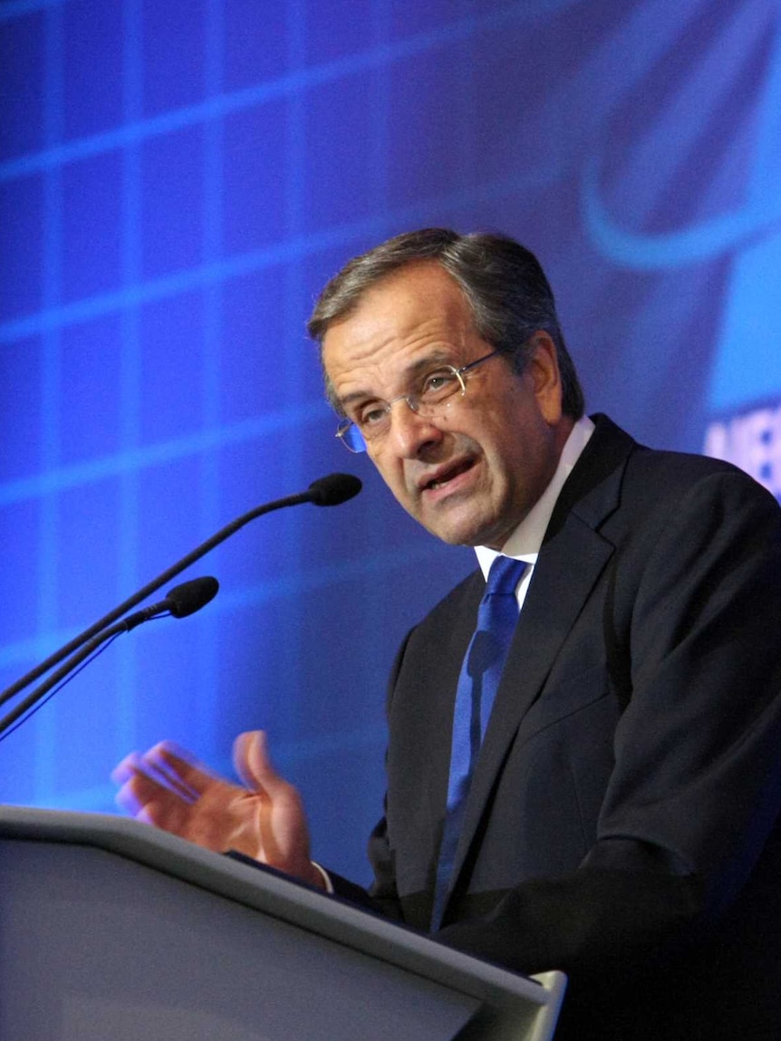 Antonis Samaras is struggling to convince Greeks that a vote for Syriza is a vote for the exit from the Eurozone.