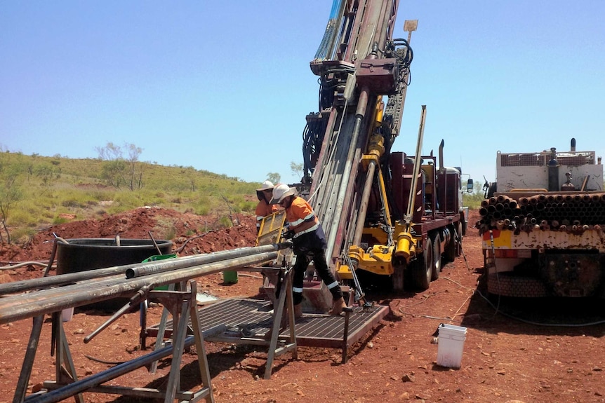 Works underway at Pilgangoora