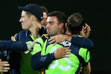 Ireland celebrates win over Zimbabwe