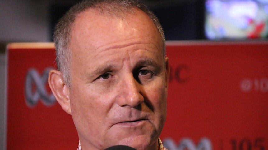 NT Attorney-General John Elferink in the ABC Darwin studio, 18 March 2016.