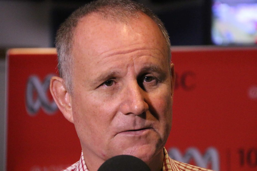 NT Attorney-General John Elferink in the ABC Darwin studio, 18 March 2016.