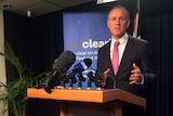 Premier Jay Weatherill at a press conference.