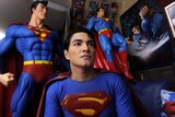 Filipino fashion designer Herbert Chavez as Superman